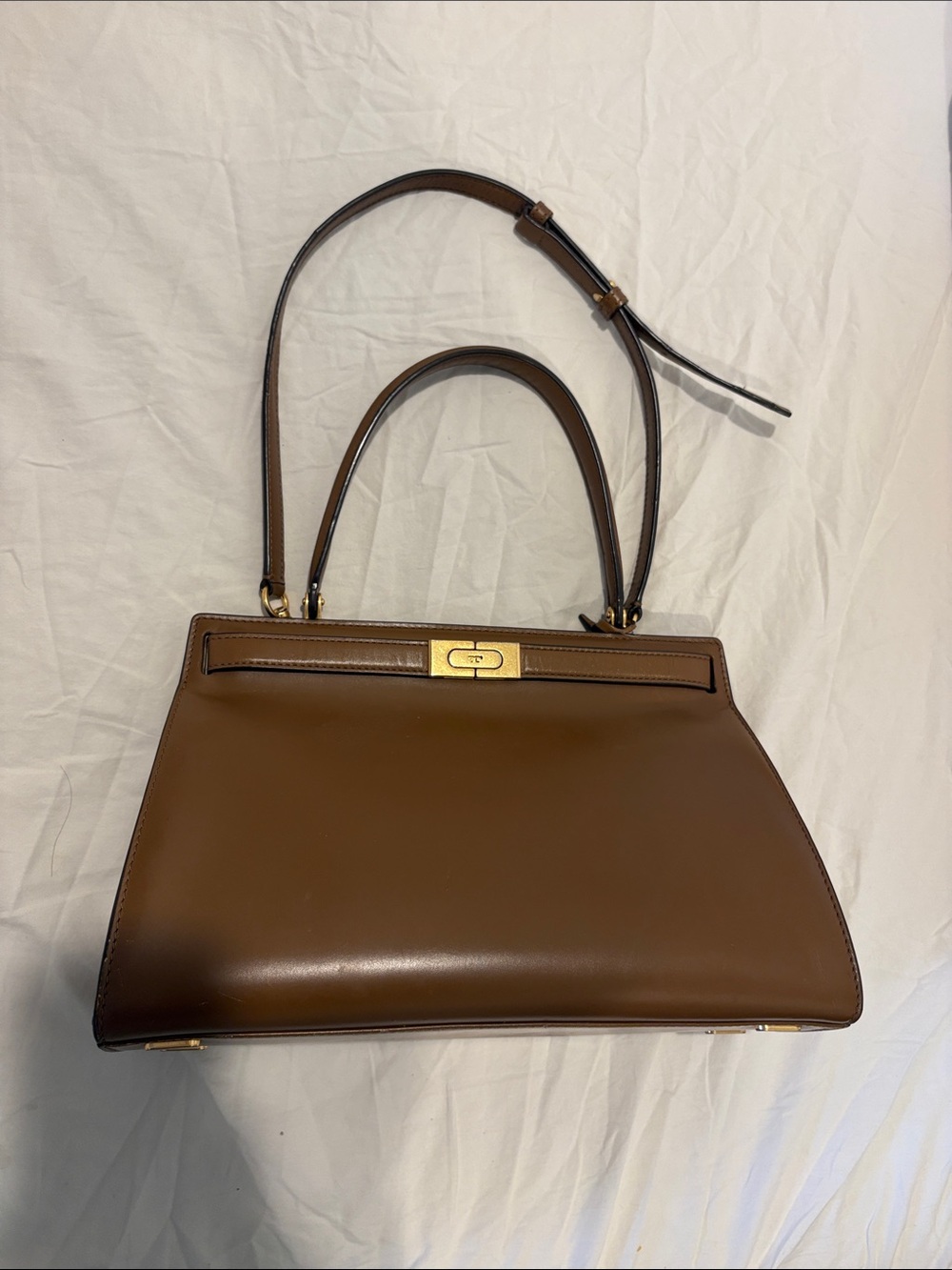 Tory Burch Lee Radziwell Leather Top-Handle Women's Bag